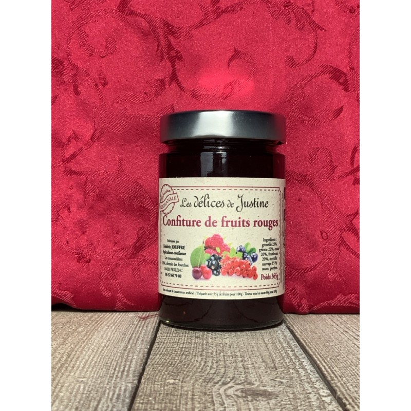 Confiture de fruits rouges