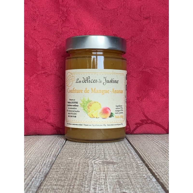 Confiture de mangue ananas