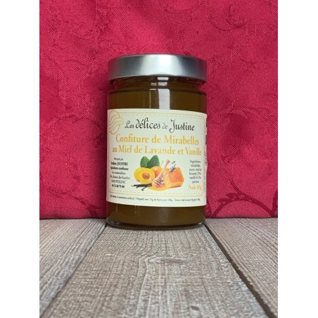 Confiture de Mirabelle Miel de lavande