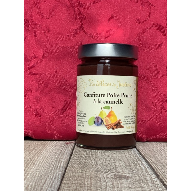 Confiture de Poires Prunes à la cannelle