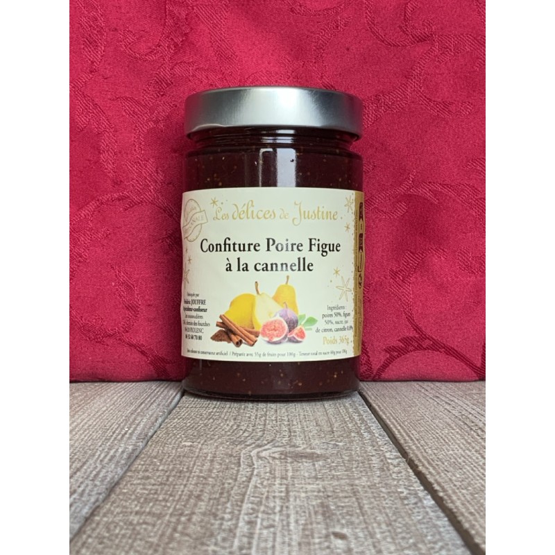 Confiture Poire Figue à la cannelle